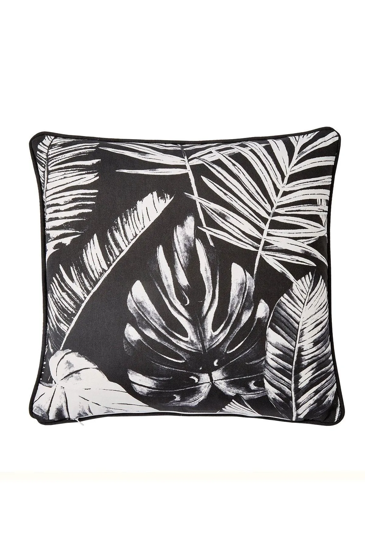 Dreams & Drapes 'Tahiti' Outdoor Water & UV Resistant Garden Filled Bench Cushion in Silver 3