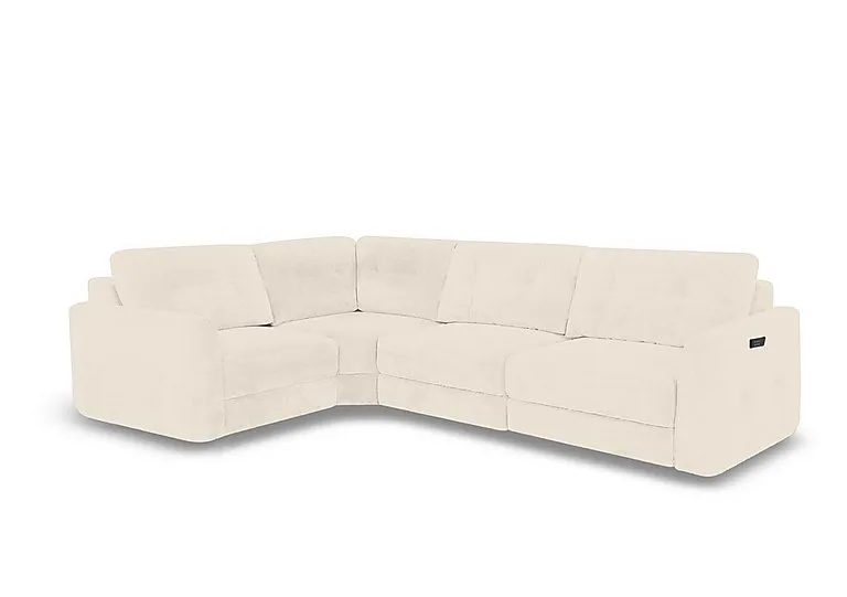 Drift Small Fabric Power Glider Left Hand Facing Corner Sofa - Sofas and Armchairs - In Time for Christmas