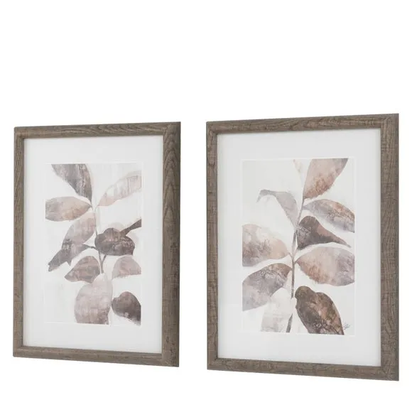 Cedar and Sage Set of 2 Natural Rhythm Framed Prints 5