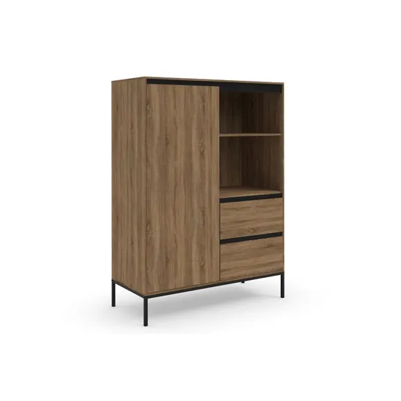 Bari Highboard, Oak Effect 3