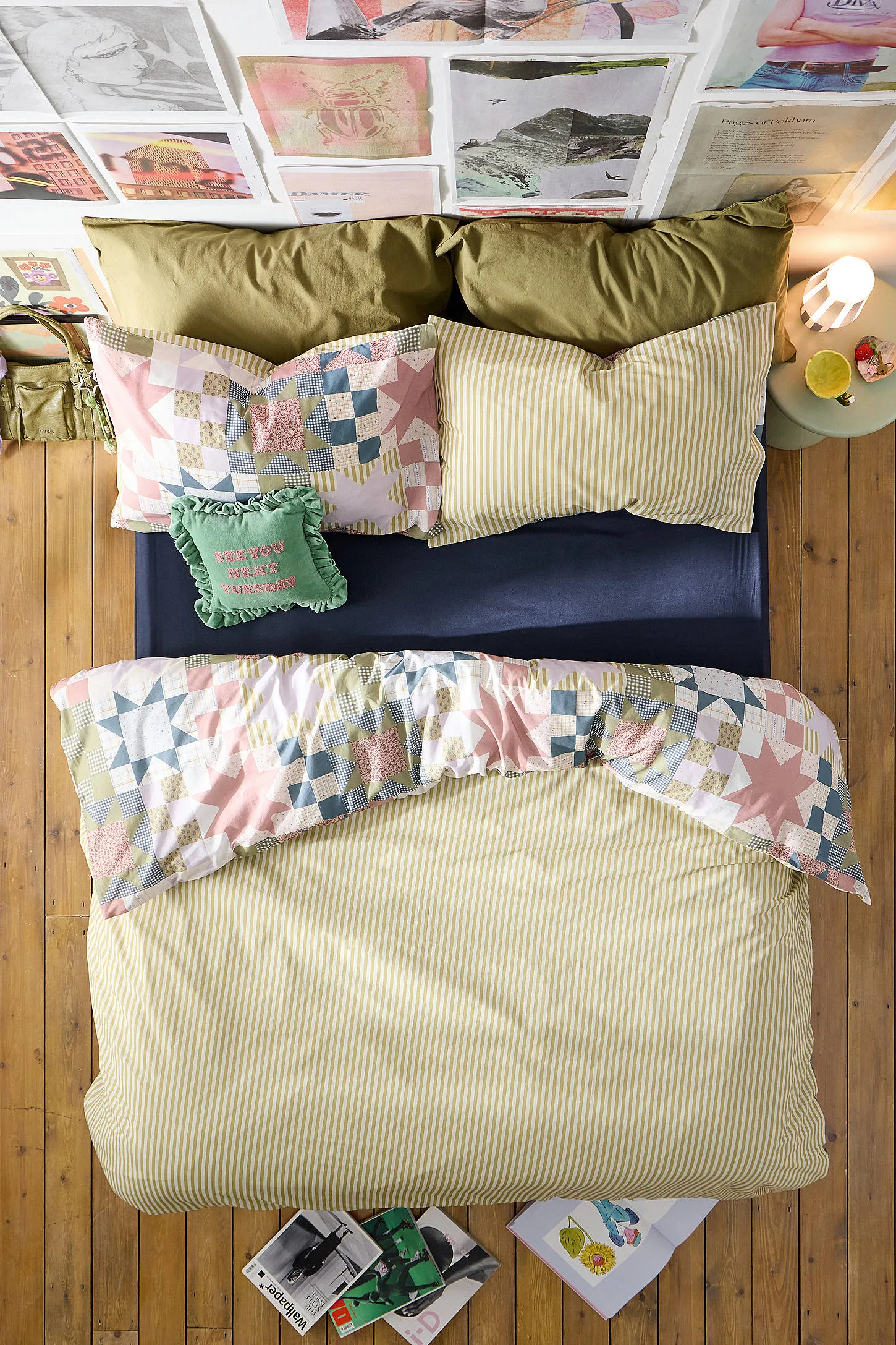 Vintage Patch Reversible Duvet Set 3