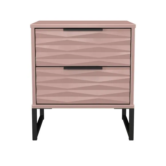 Tuxford 2 Drawer Bedside Table 2