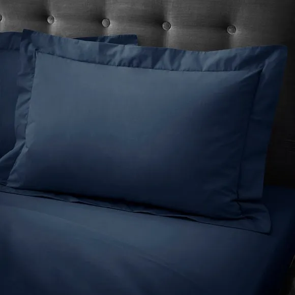 Hotel 230 Thread Count Crisp 100% Cotton Percale Oxford Pillowcase
