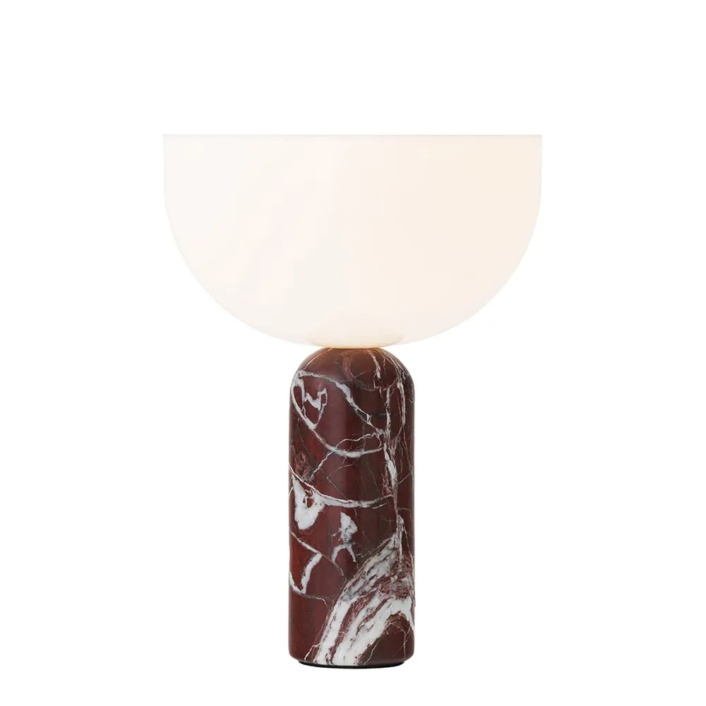 New Works Kizu Table Lamp Rosso Levanto Marble Small 2