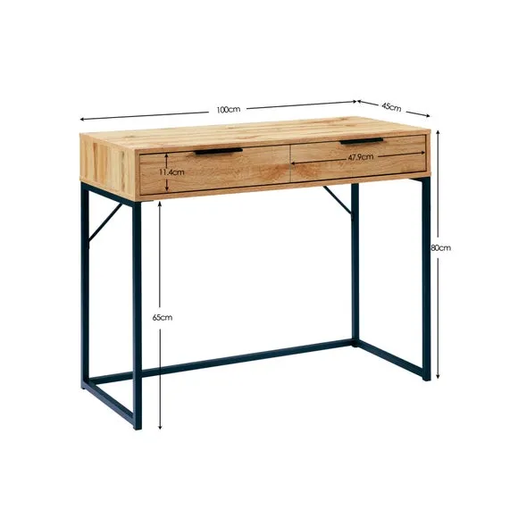 Bali 2 Drawer Dressing Table 4