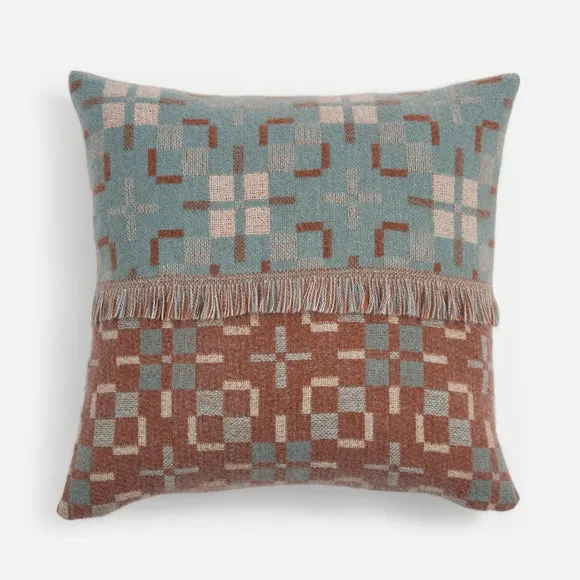 Welsh Blanket Effect Square Cushion 3