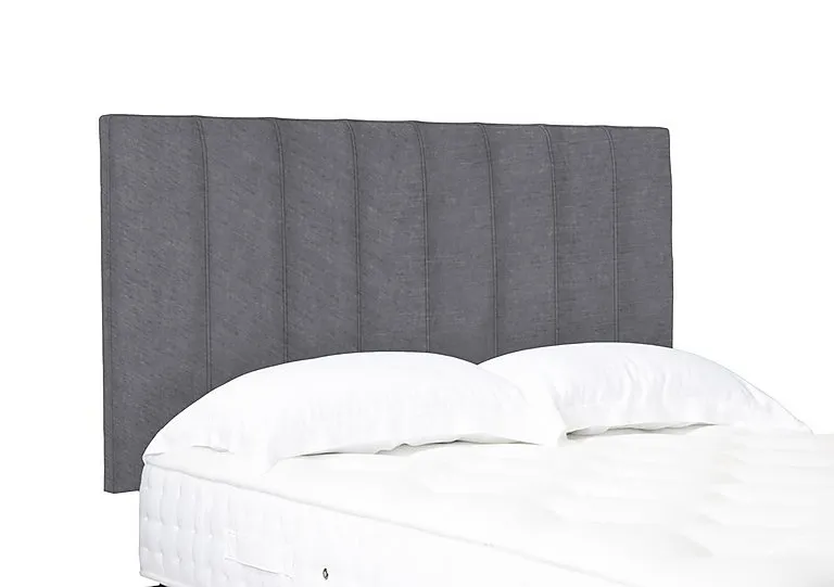 Artisan Collection Axel High Strutted Headboard - Single - Aston Steel