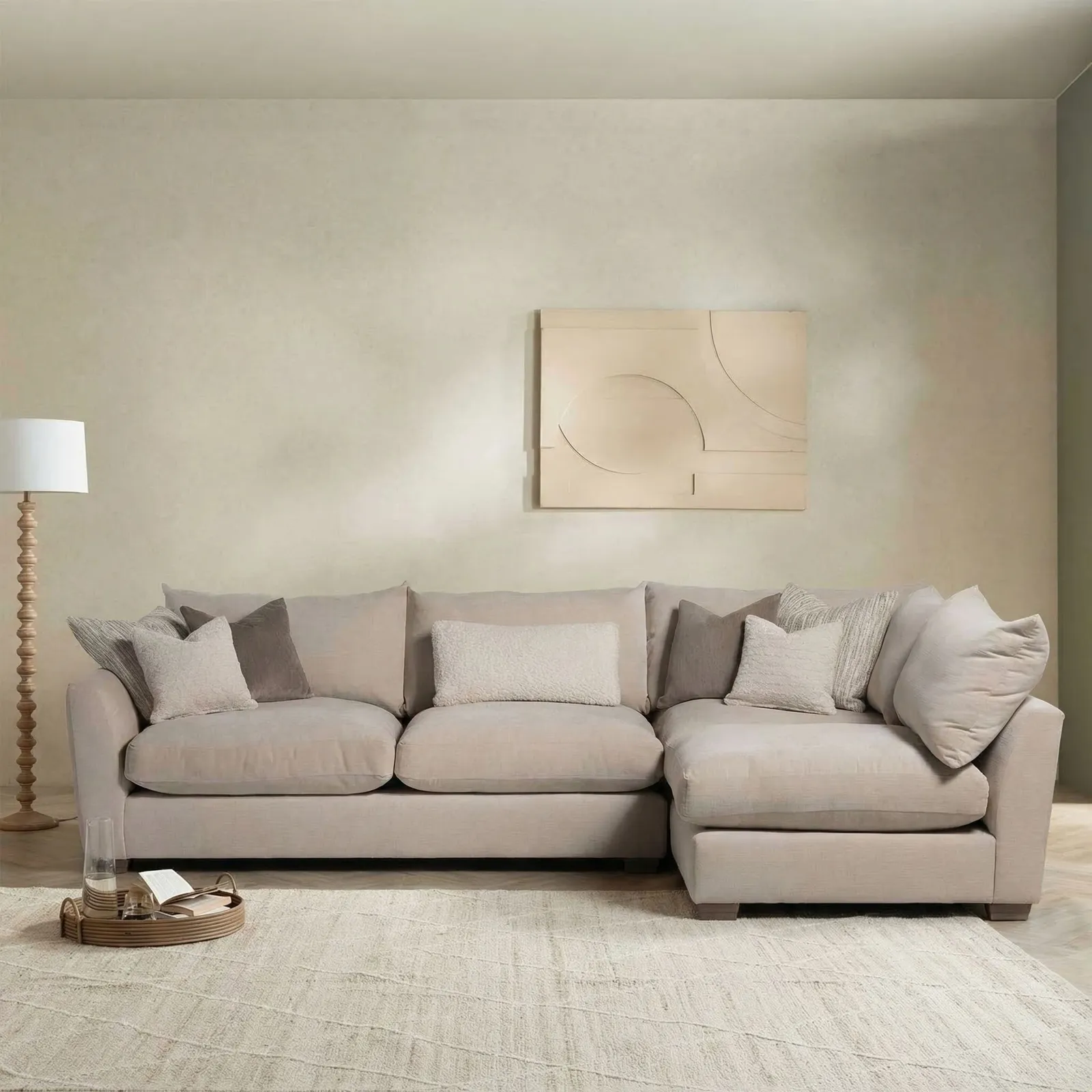 Floyd Combi Unit Left Fibre Corner Sofa Fabric | Barker & Stonehouse 2