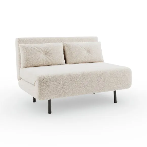 Phoebe Sherpa Small Double 2 Seater Sofa Bed 6