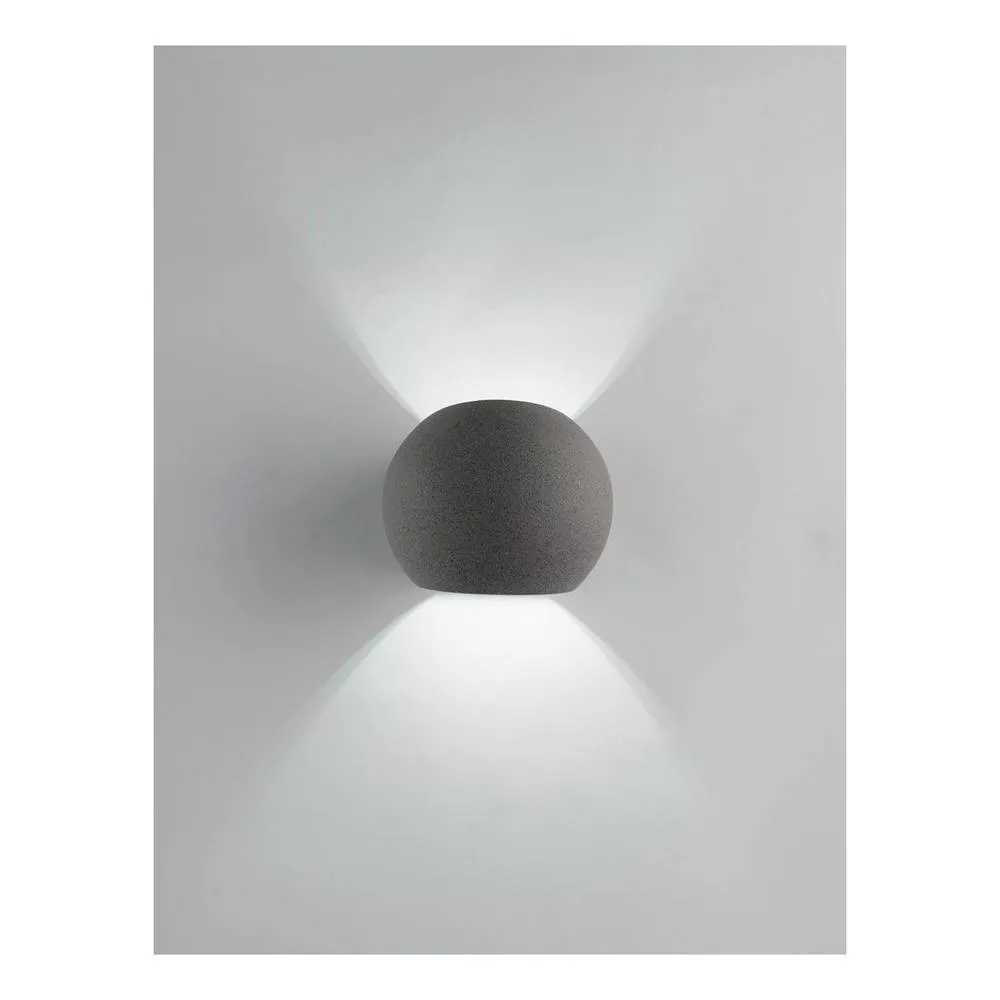 Netlighting MOSES Plaster Wall Light Grey 15.5x12.5x11.5cm 3