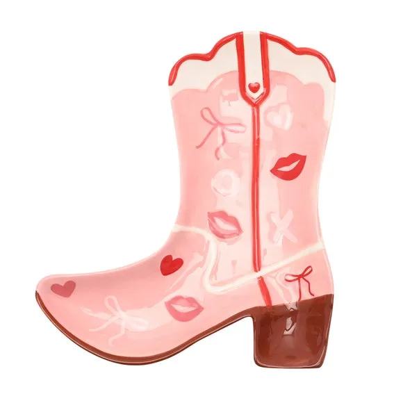 The Feel Good Club Cowgirl Boot Shaped Trinket Dish 3