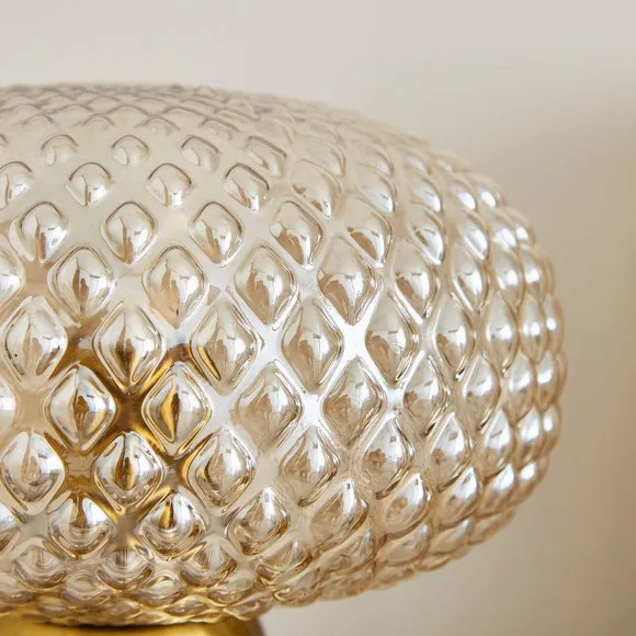 Silas Embossed Glass Table Lamp 3