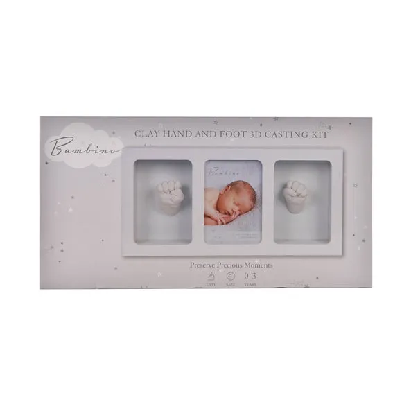 Bambino White Multi Photo Frame & Casting Kit 6