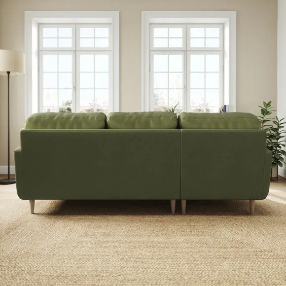Sven Opulent Velvet Large Corner Chaise Sofa 3