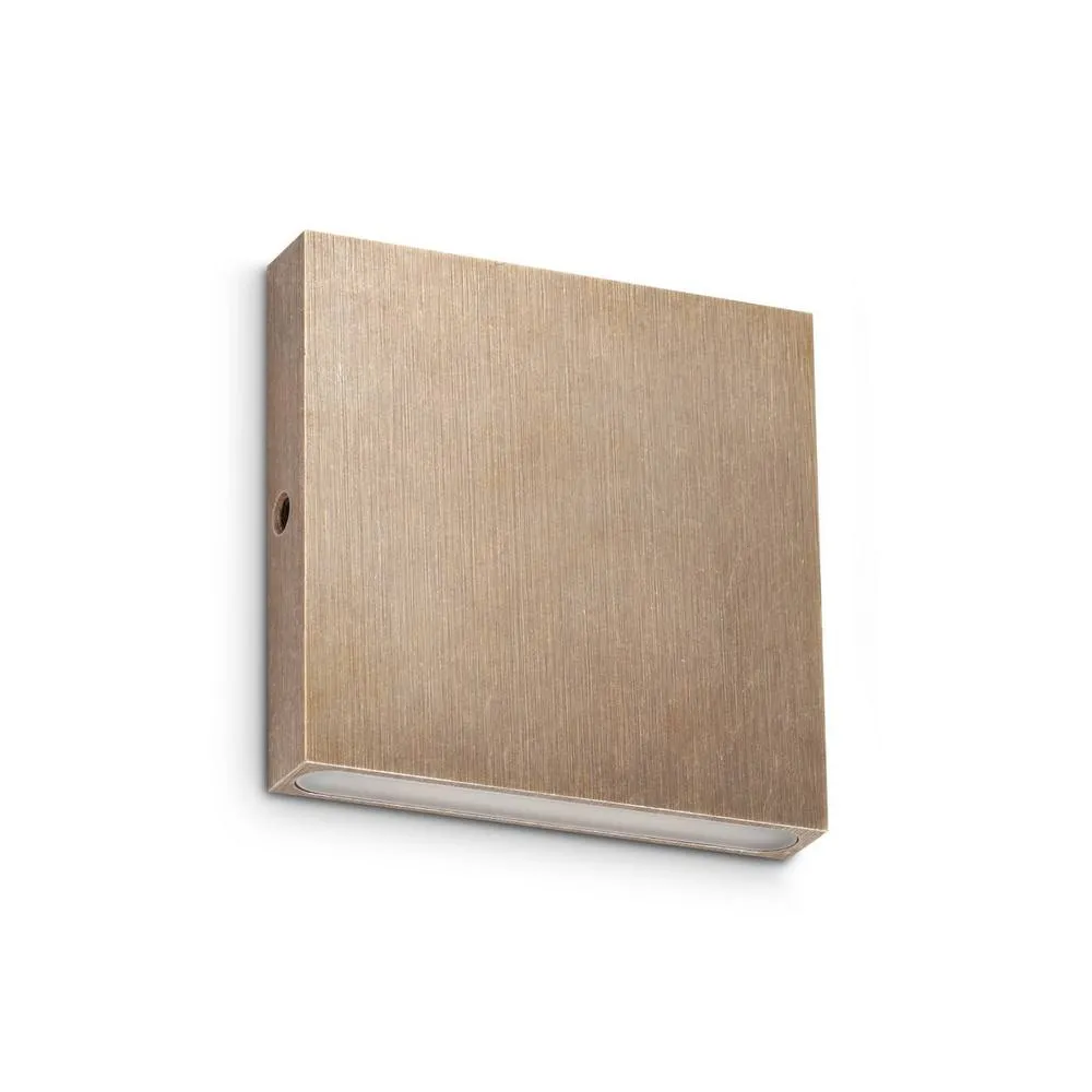 Netlighting Post It Outdoor Wall Down Lamp Brass 310lm IP65 LED Driver Required in Gold