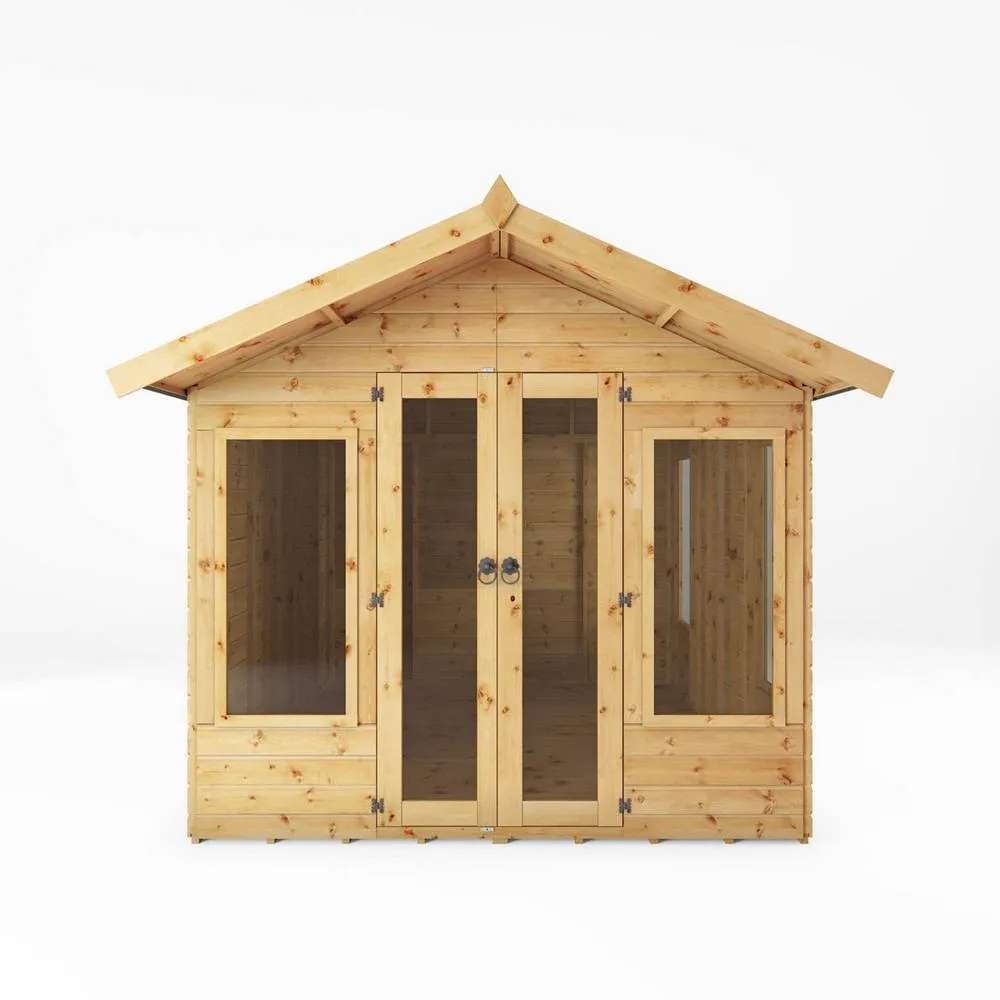 Mercia 10 x 8 Feet Premium Sussex Summerhouse - L363.2 x W249.4 x H227.8 cm in Brown 2