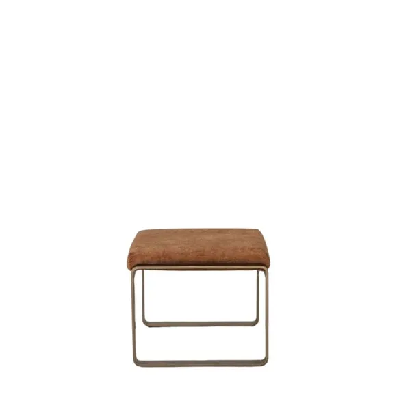 Cosette Footstool Ochre 5