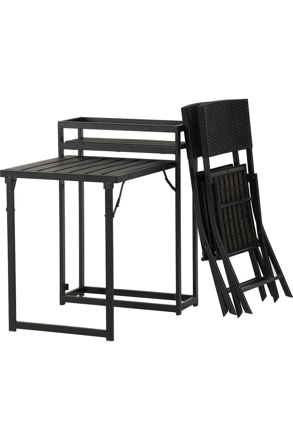 Seconique Foldaway 1+2 Garden Set in Black 4