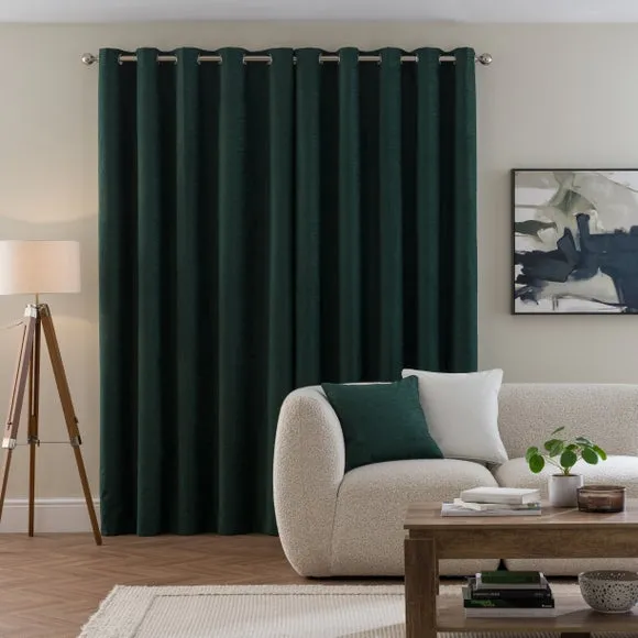 Genoa Chenille Blackout Eyelet Curtains 4