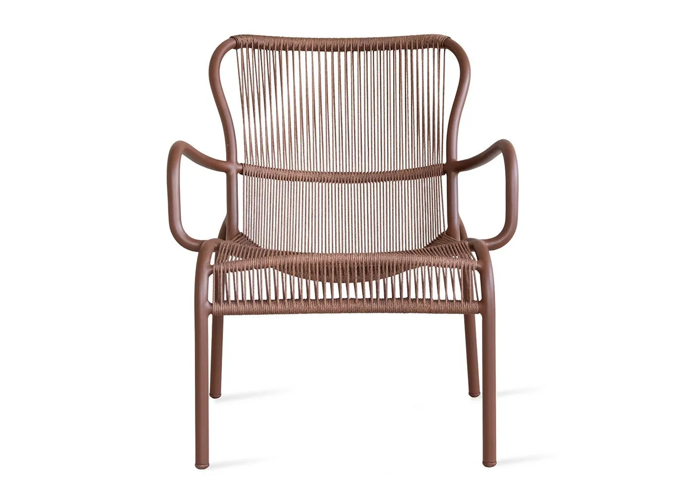 Vincent Sheppard Loop Outdoor Lounge Chair Rust 1