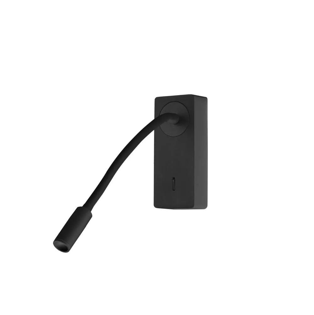 Netlighting Mine LED Reading Lamp Black WarmWhite 3000K