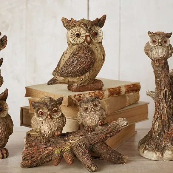 Country Living Owls On A Tree Ornament 6