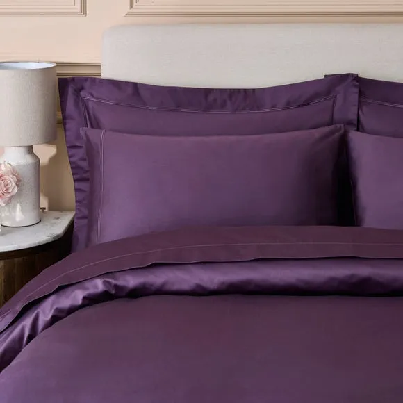 Dorma 800 Thread Count 100% Cotton Sateen Oxford Pillowcase 1
