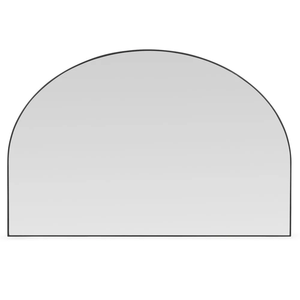 Heal's Fine Edge Mirror Over Mantle Black 90x60cm 3
