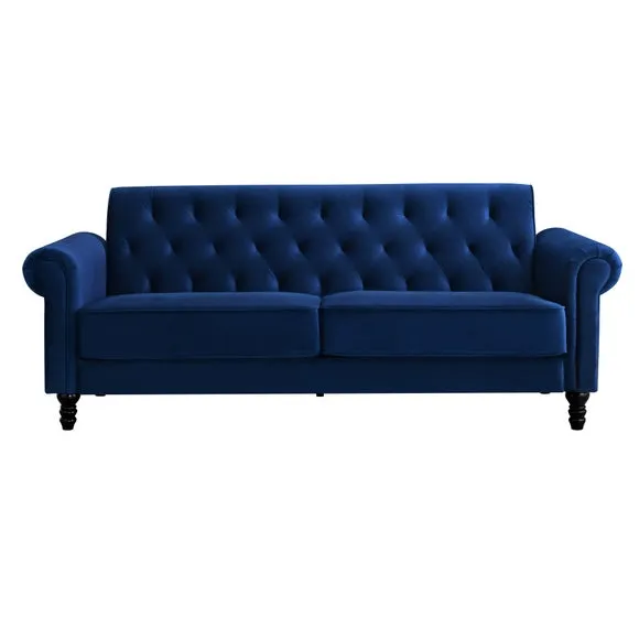 Greta Velvet 3 Seater Sofa 6