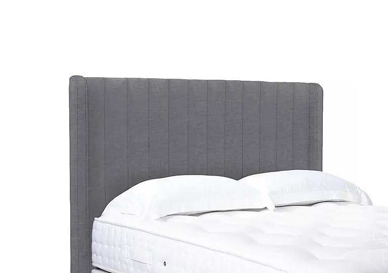 Artisan Collection Austin High Floor Standing Headboard - Double - Aston Steel