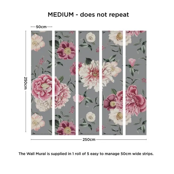 Vintage Floral Wall Mural 4