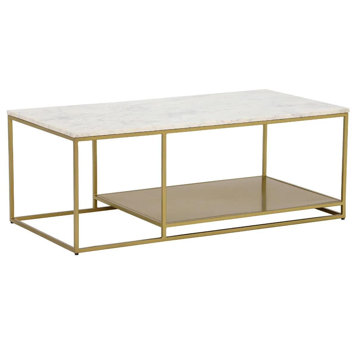 Alba Coffee Table, White Marble