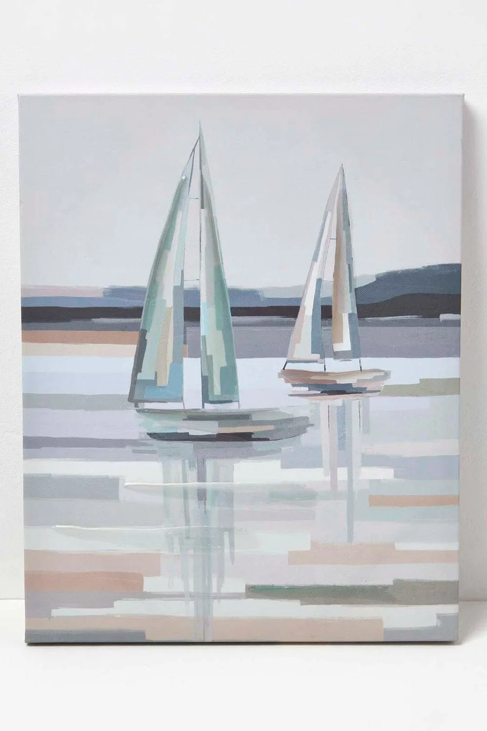 Homescapes Decorative Wall Art Boats, Design Wall Decoration Set of 2 3