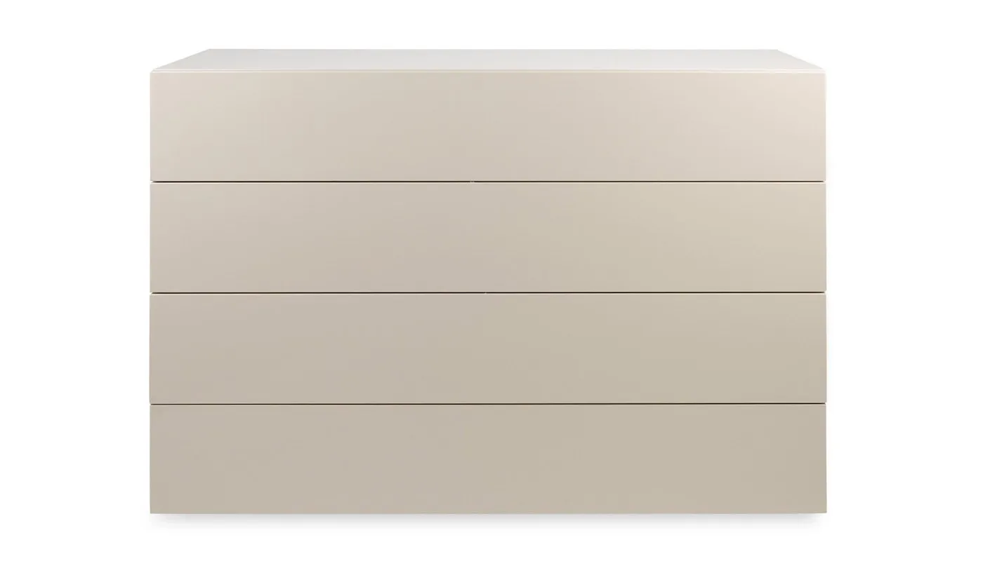 Heal's Space 4-Drawer Wide Chest Clay Matt Lacquer