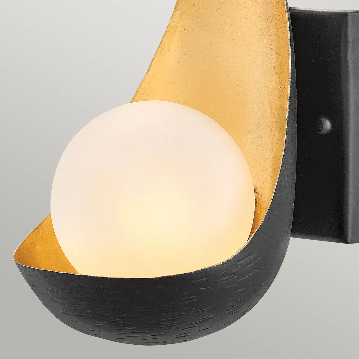 Netlighting Lisa McDennon by Hinkley Ren 1 Light Wall Light Black Gold 4