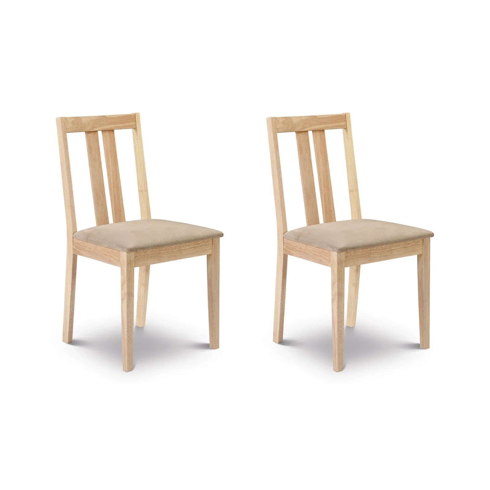 Rufford Set of 2 Dining Chairs Brown
