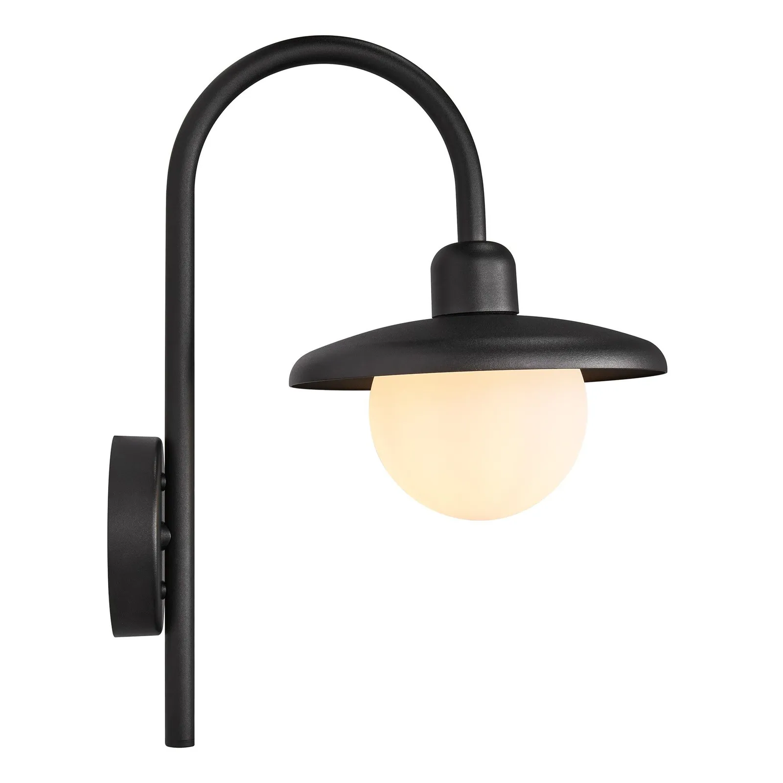 Nordlux Berlo Outdoor Wall Light Black Metal Garden E27 IP44 Mains 3