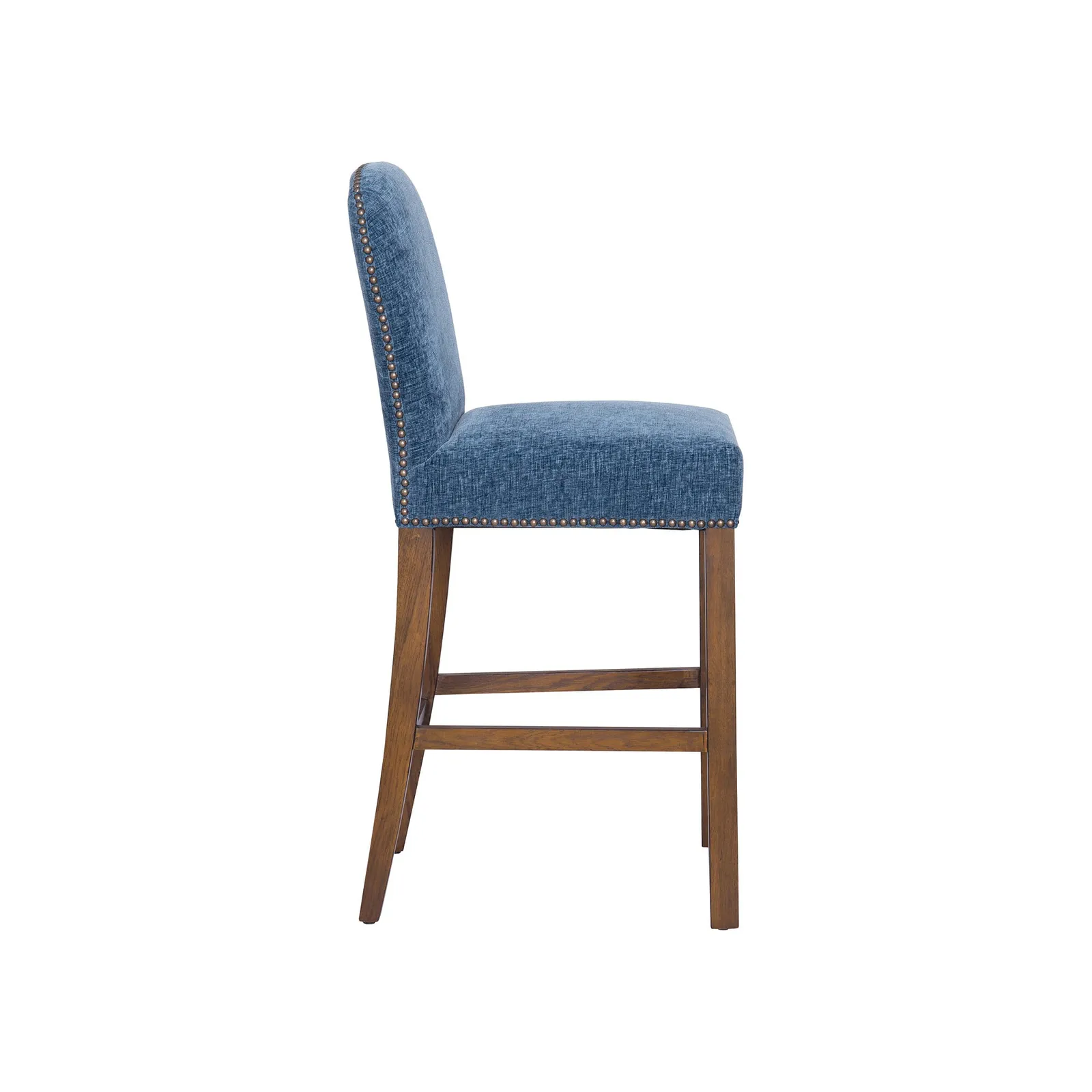 Gable Counter Stool, Blue Fabric | Barker & Stonehouse 5