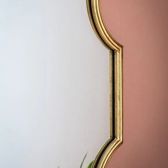 Hurstbourne Gold Wall Mirror 2