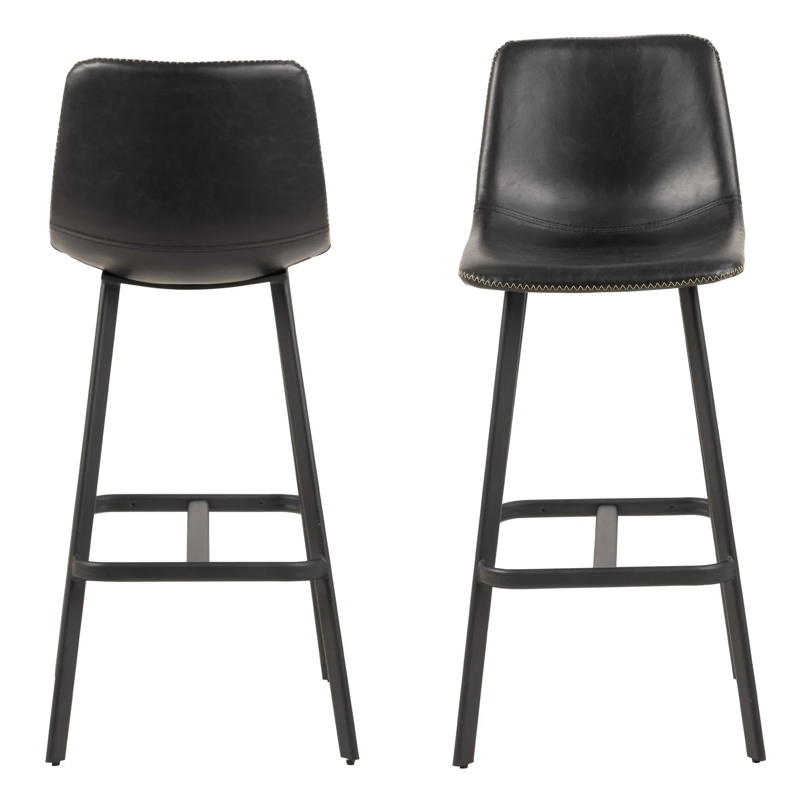 Furniture To Go I_Oregon Bar Chair in Black Set of 2 2