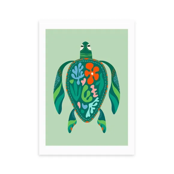 East End Prints Sea Turtle Print 2