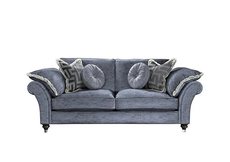 Princeton Ruched Medium 2 Seater Sofa - Anthracite