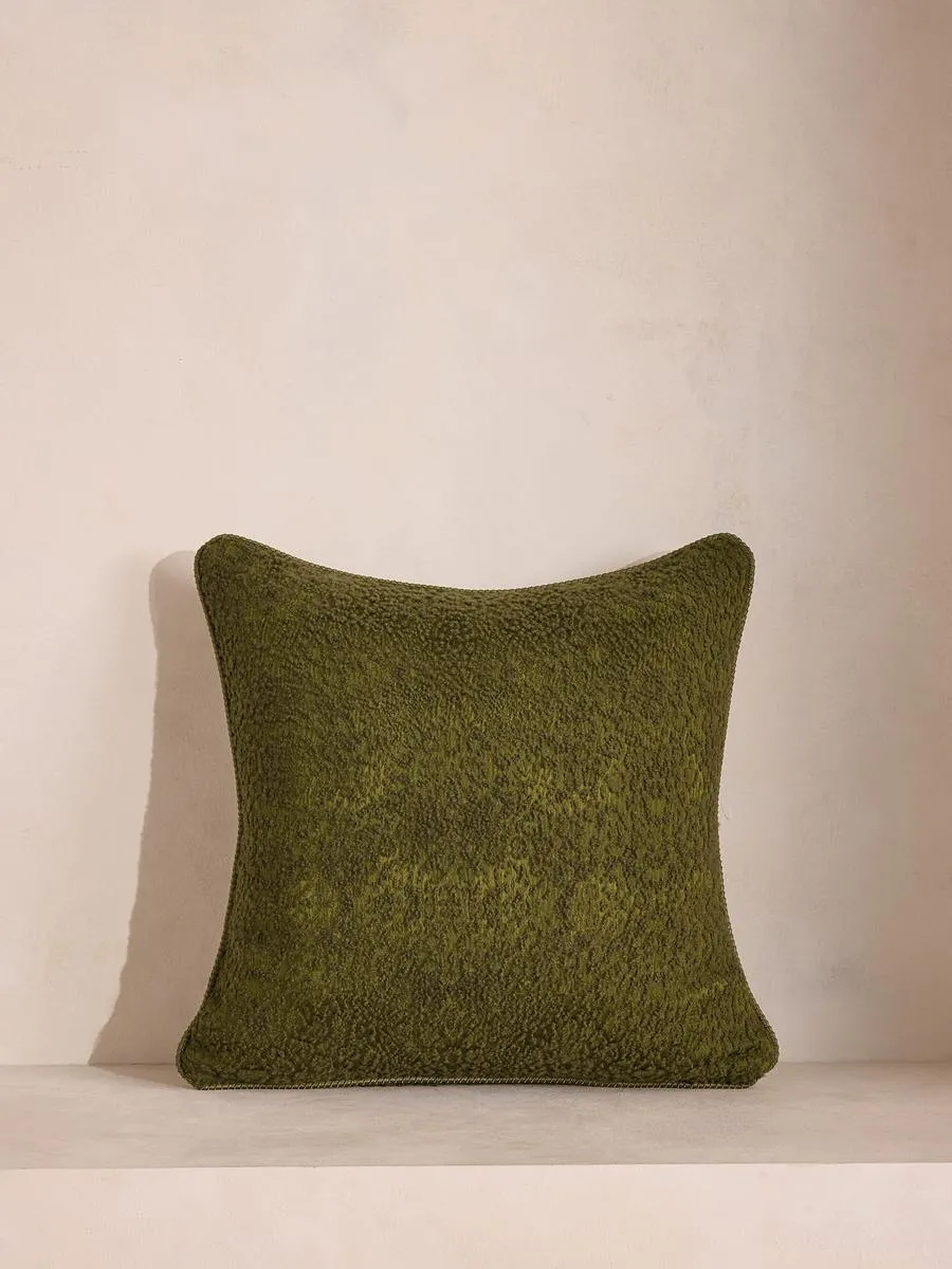 Penelope Square Cushion, Moss