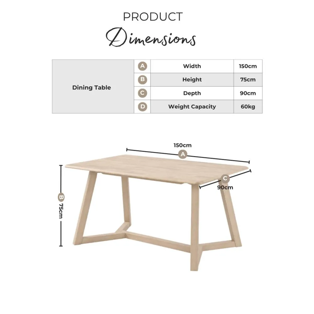 FurnitureboxUK Lulworth Rectangular Wood 6 Seater Dining Table in White 6