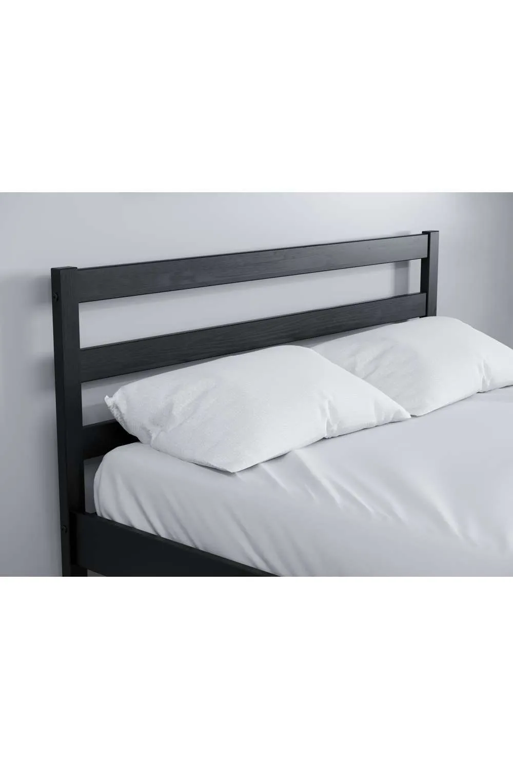 Birlea Luka Wooden Brown Bed Frame in Black 2