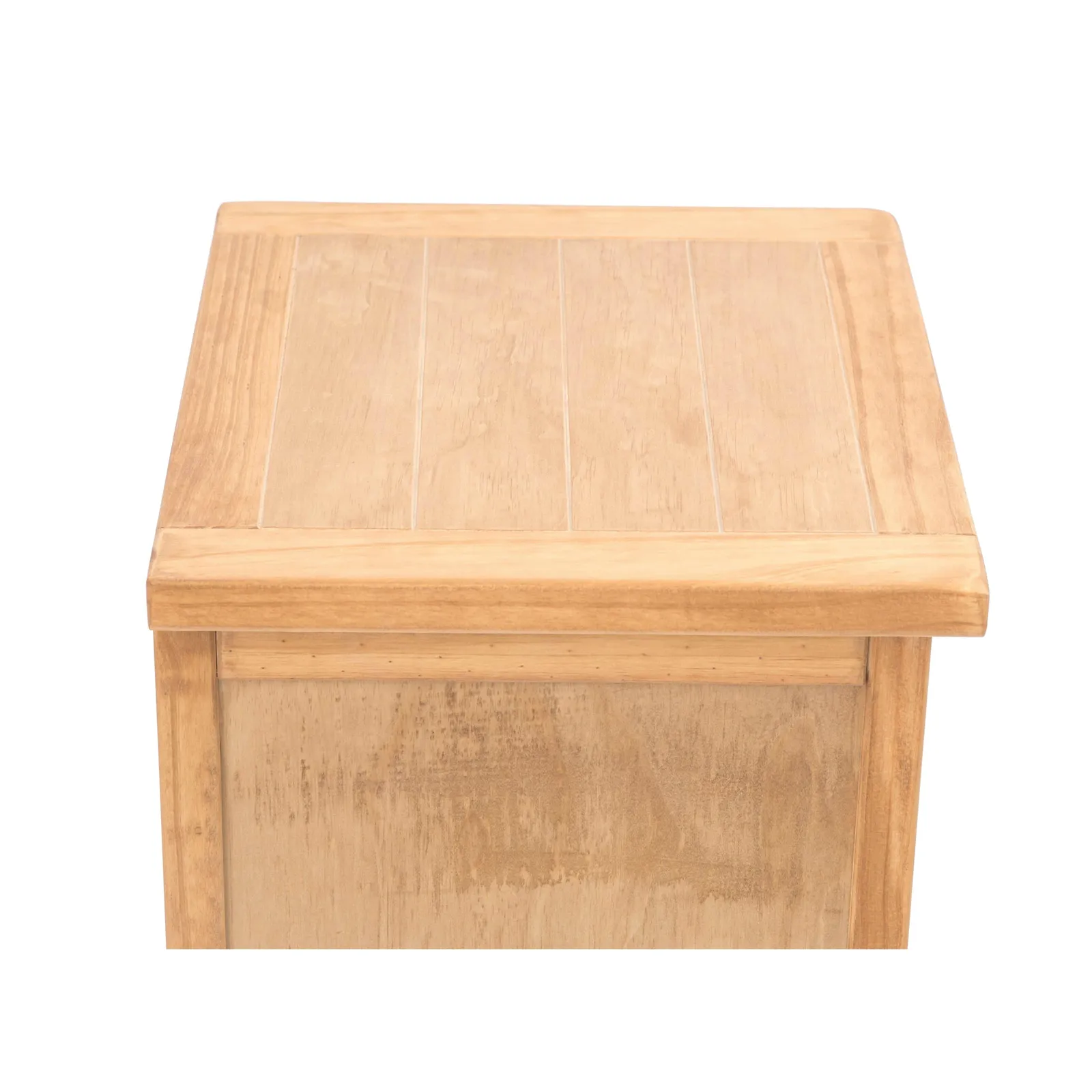 Cabinet Bits Lugo 5 Drawer Narrow Chest of Drawers Wood Knob in Light Brown 5