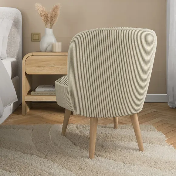 Elsie Tiny Stripe Cocktail Chair 2