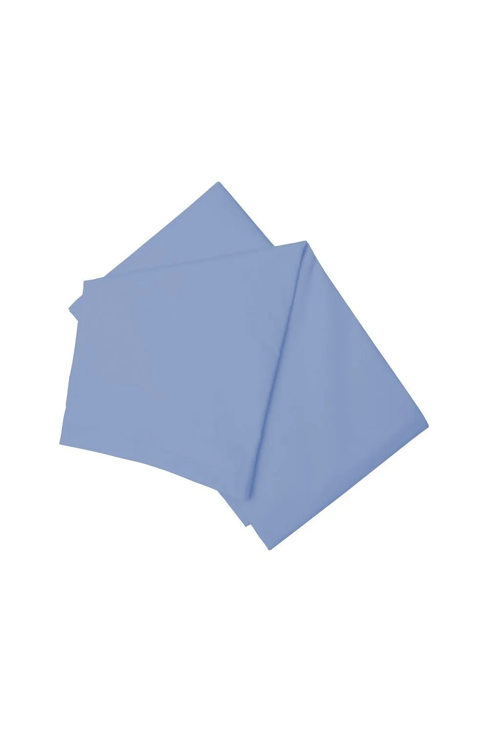 Belledorm Easy Care 200 Thread Count Cotton Polyester Percale Flat Sheet in Bright Blue