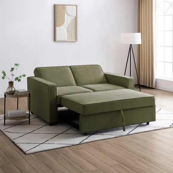 Kayden Chenille Pop Up 2 Seater Double Sofa Bed 3