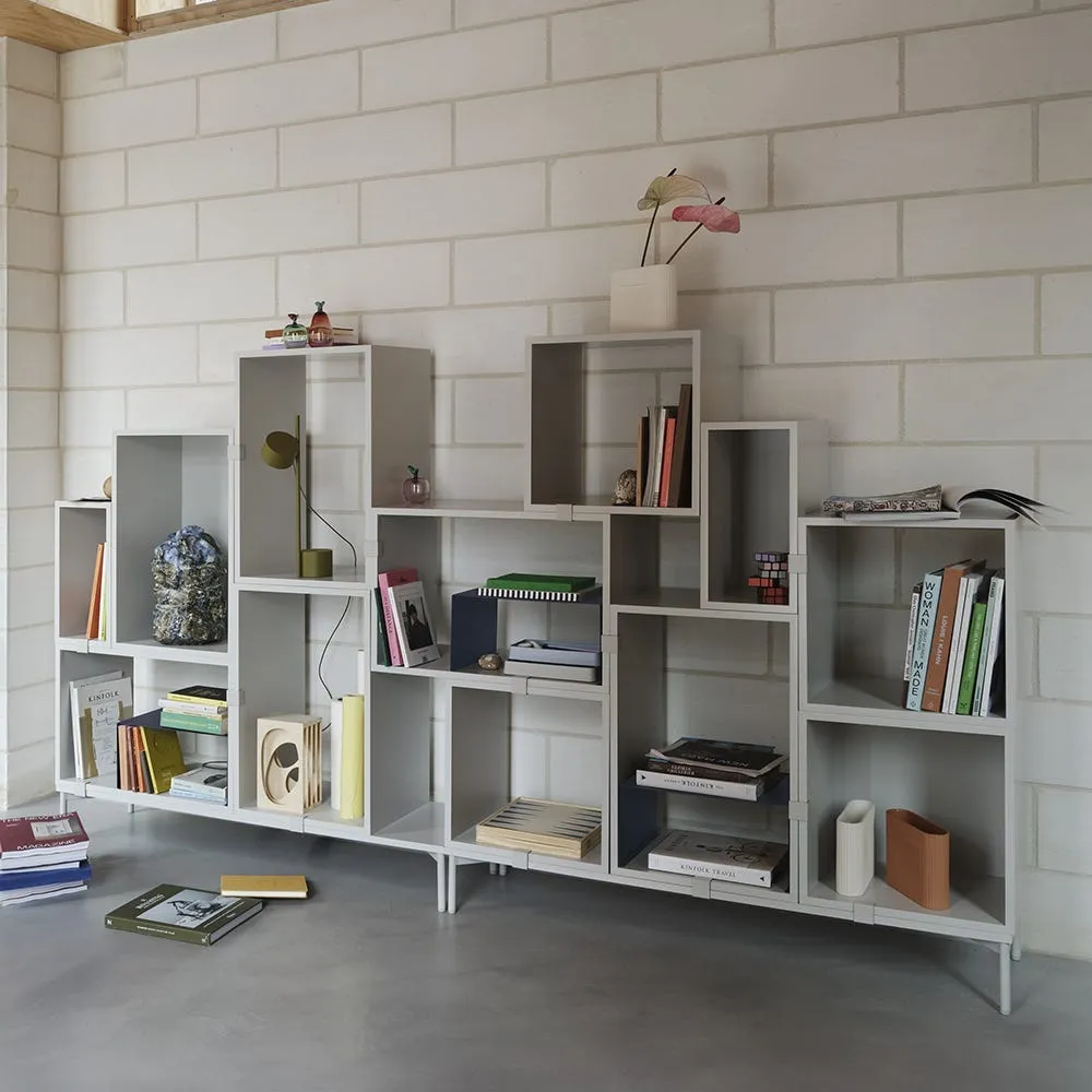 Muuto Stacked Storage System Bookcase Configuration 5 White 5